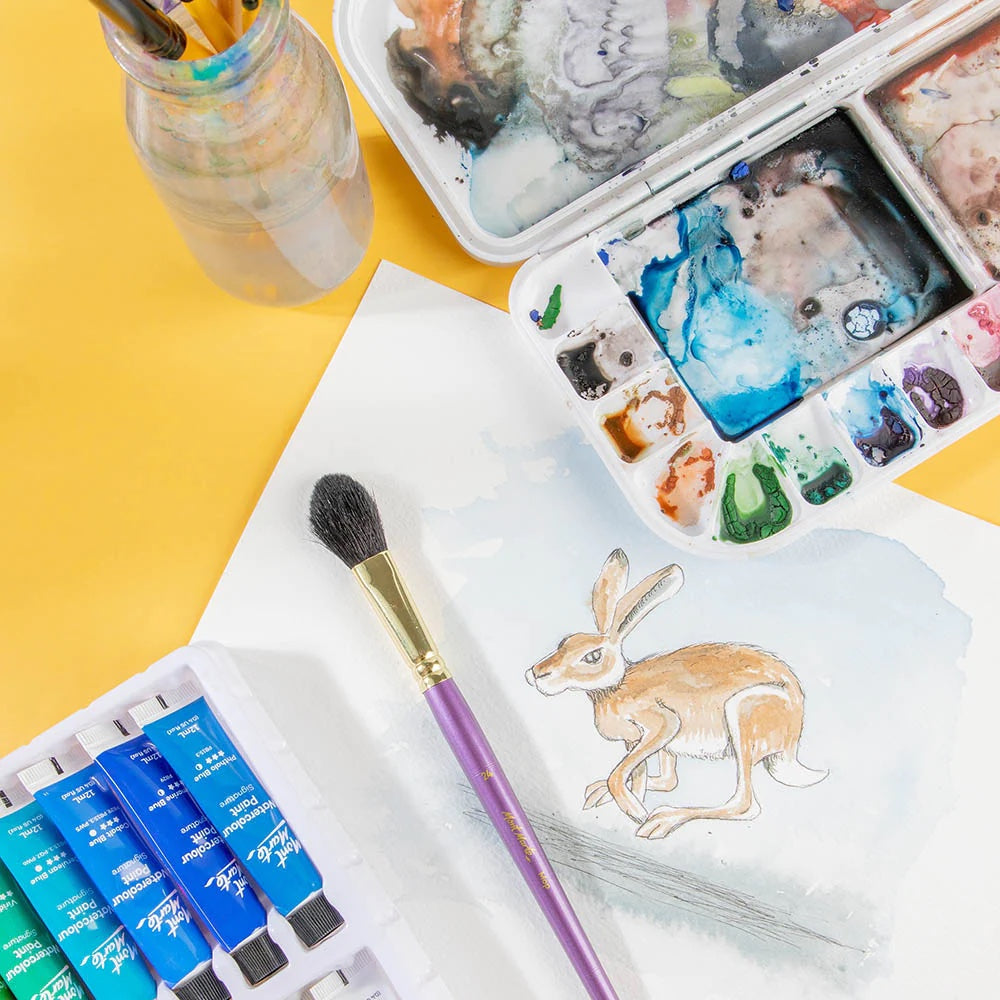 Artist Watercolour Brush Premium Mop 24