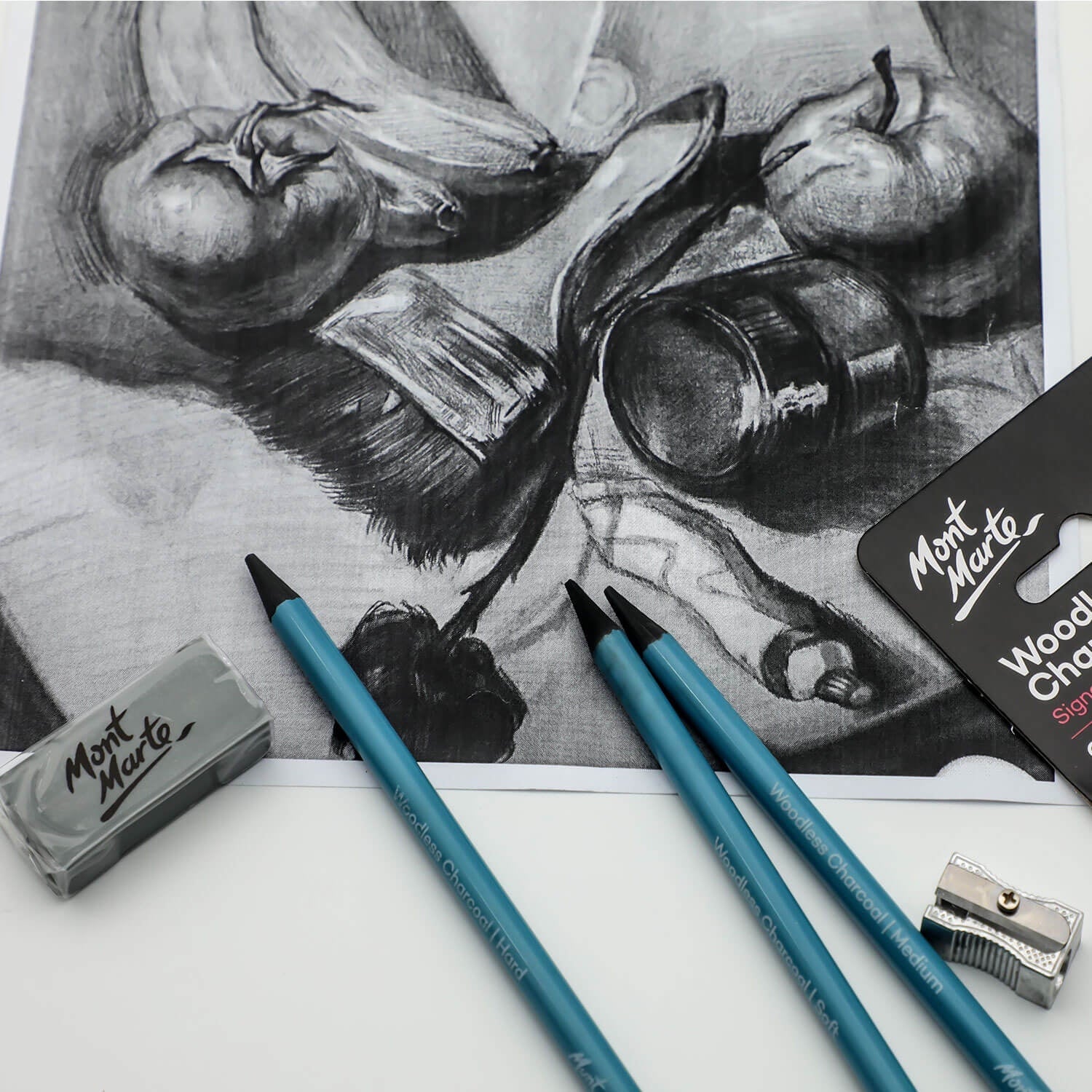 Woodless Charcoal Pencils Signature 3pc