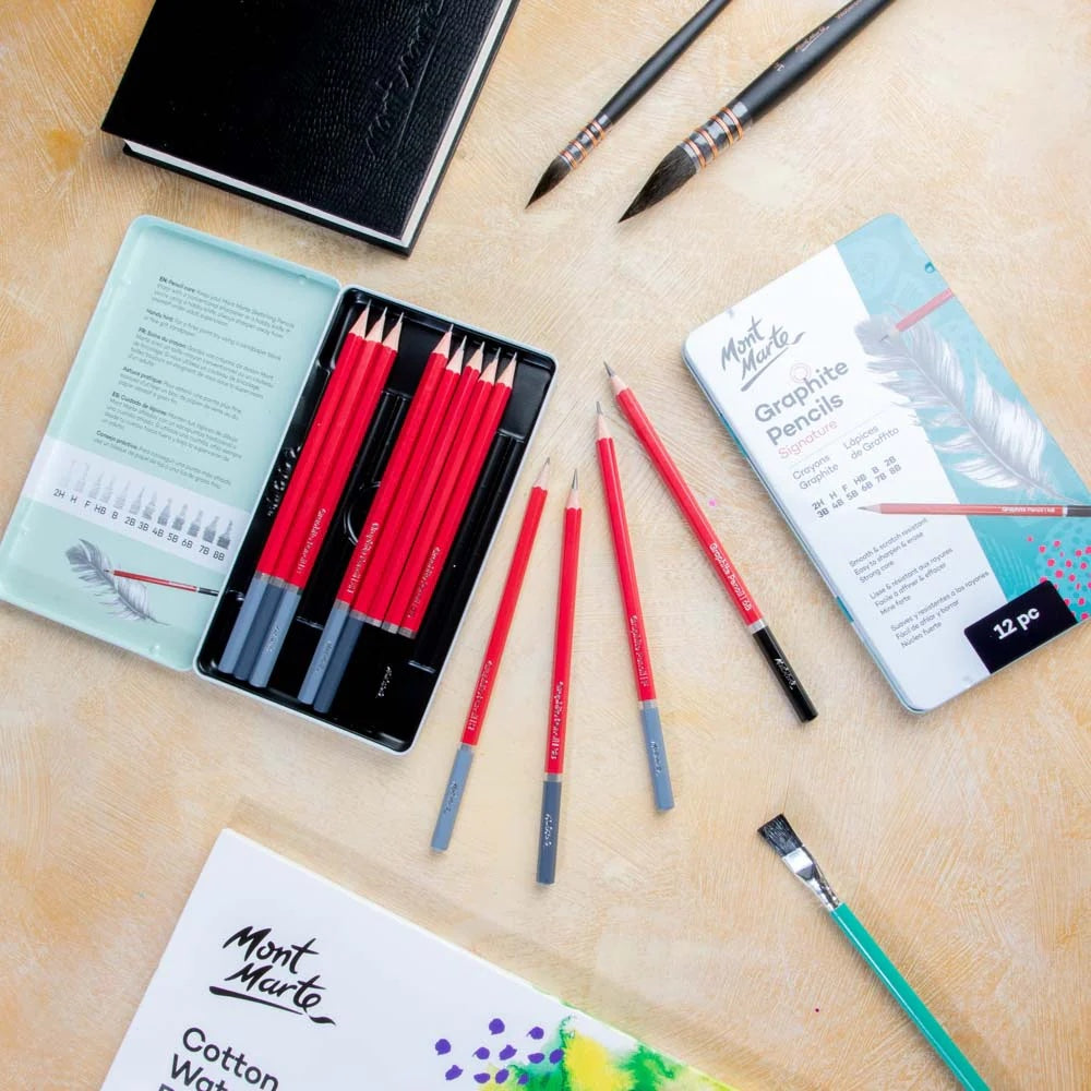Graphite Pencils Signature 12pc