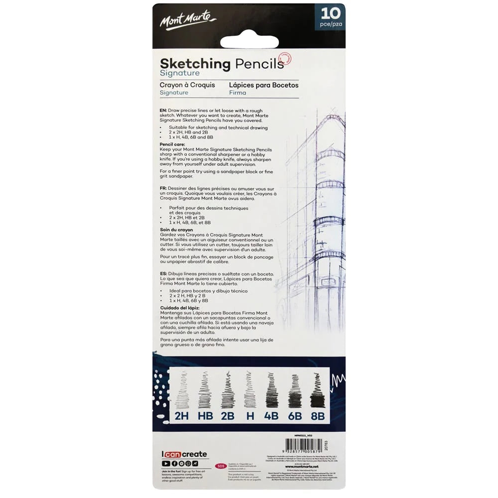 Sketching Pencils Signature 10pc