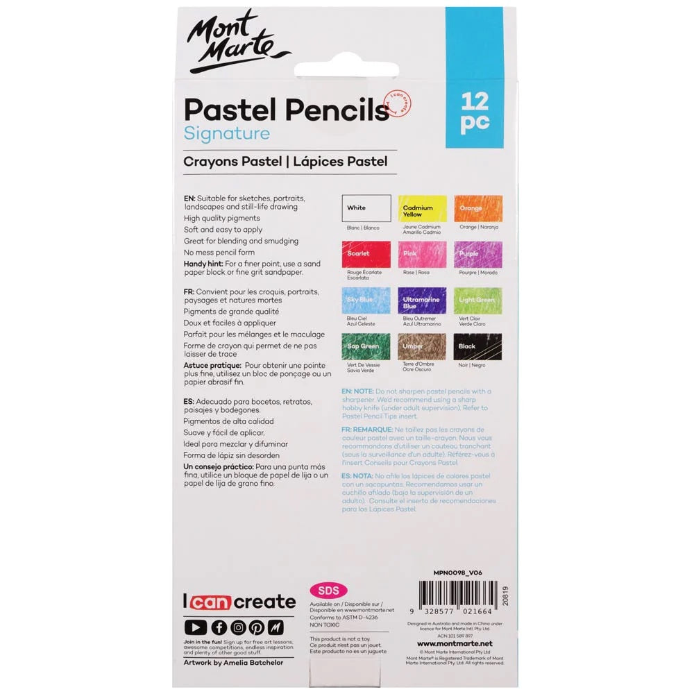 Pastel Pencils Signature 12pc