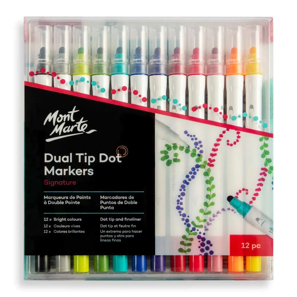 Dual Tip Dot Markers Signature 12pc