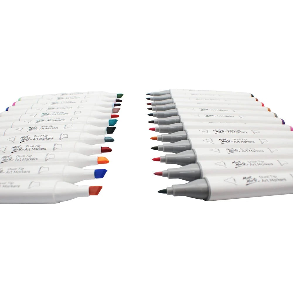 Dual Tip Art Markers in Case Premium 24pc