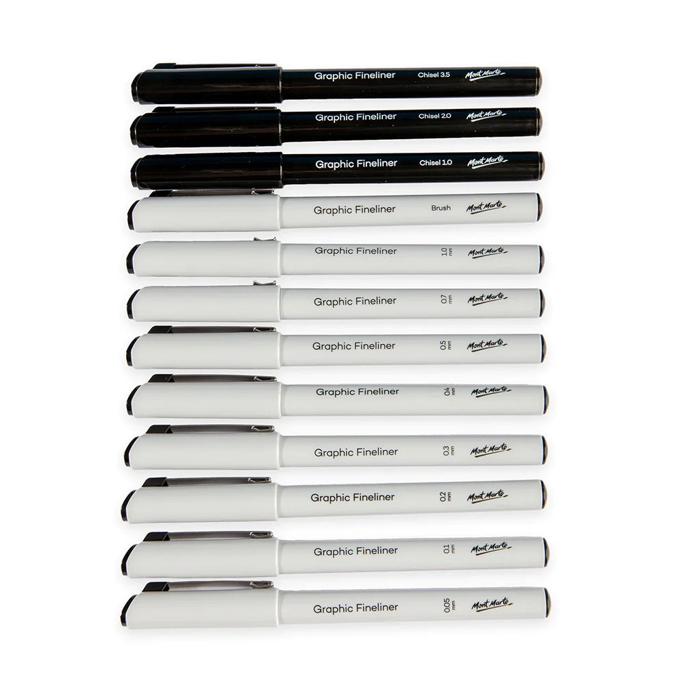 Technical Drawing Pens Premium 12pc