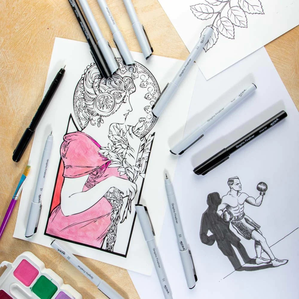 Technical Drawing Pens Premium 12pc