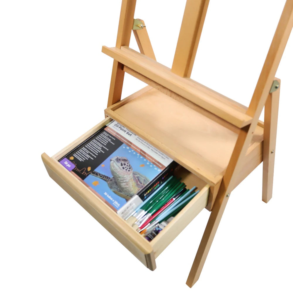 Box Floor Easel Beech Signature