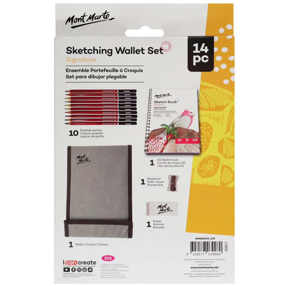 Sketching Wallet Set Signature 14pc