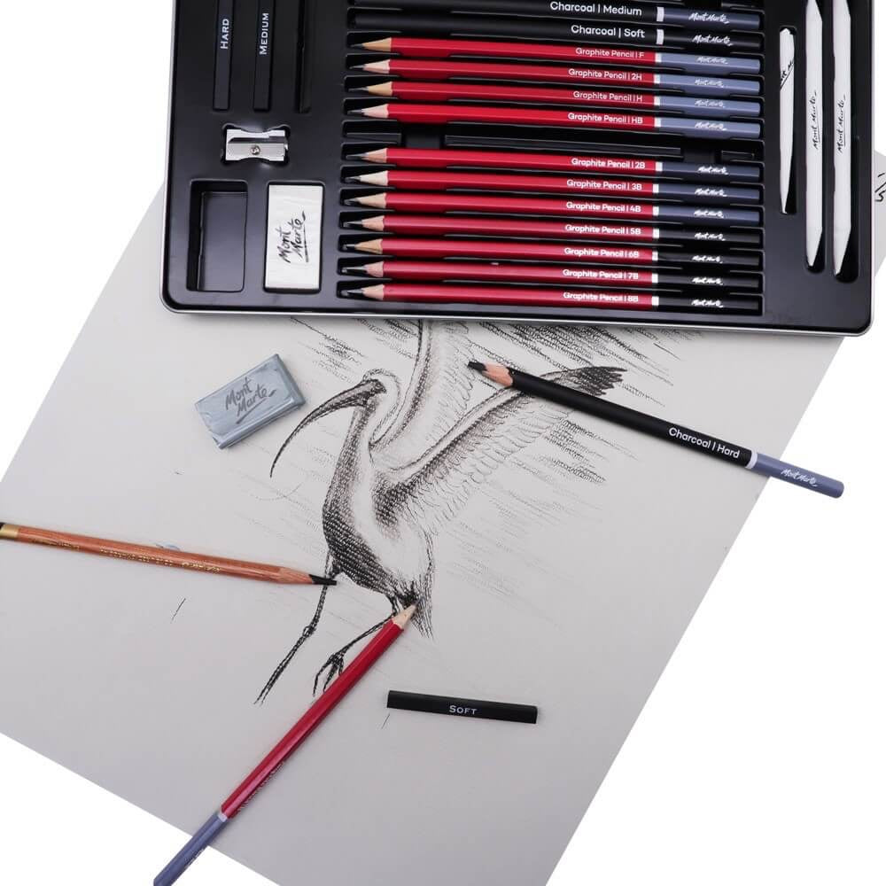 Sketching Tin Set Signature 27pc