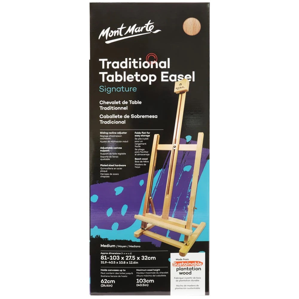 Traditional Tabletop Easel Signature - Medium