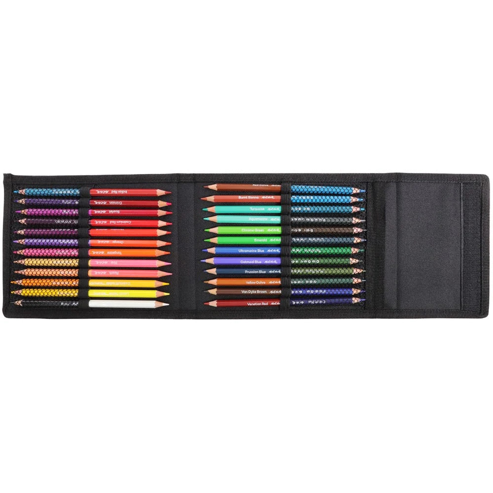 Duo Colour Pencil Easel Wallet Signature 25pc