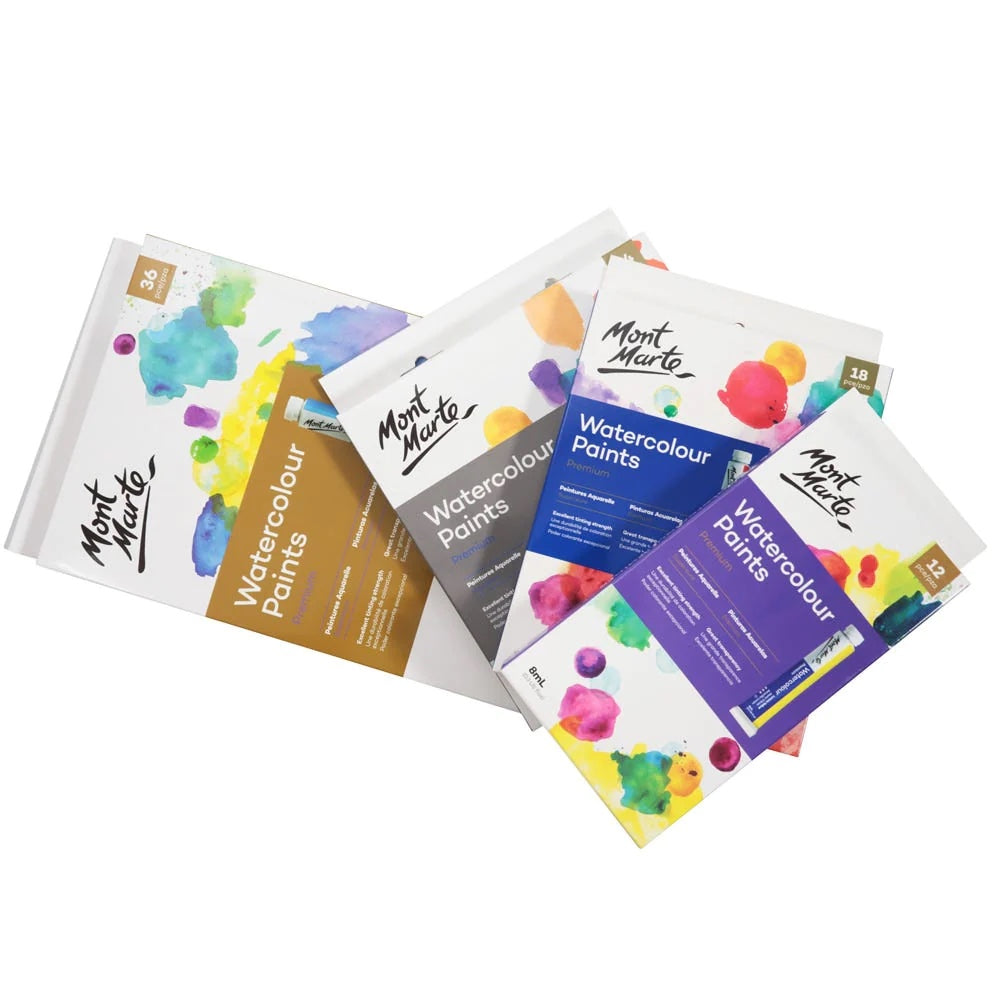 Watercolour Paints Premium 24pc x 8ml (0.3 US fl.oz)