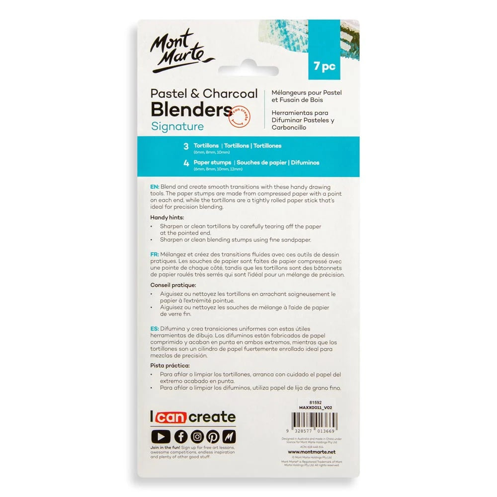 Pastel & Charcoal Blenders Signature 7pc