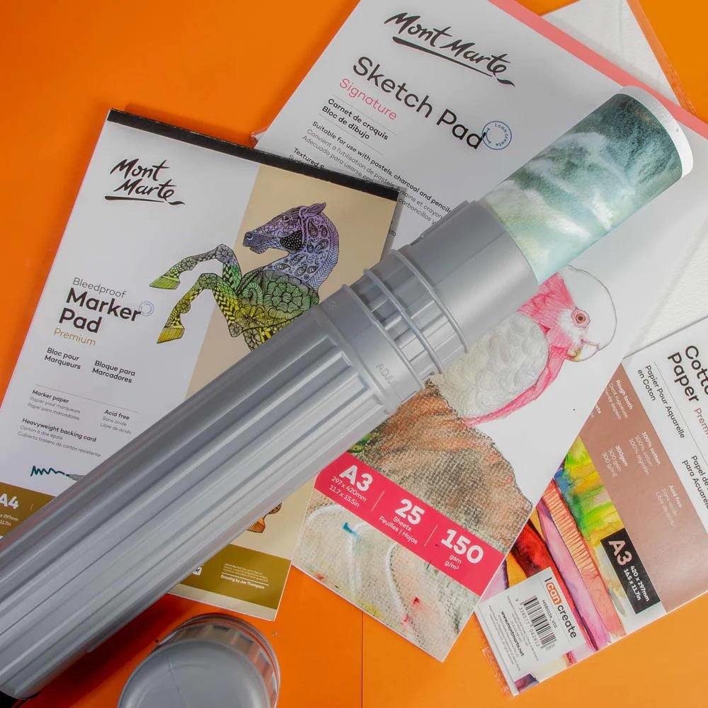Drafting Tube Signature A0 (63 -100cm) - Silver