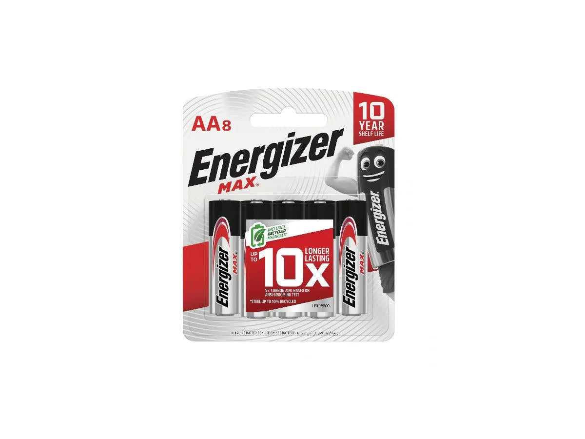 Energizer Alkaline Battery AA 8pcs/pack