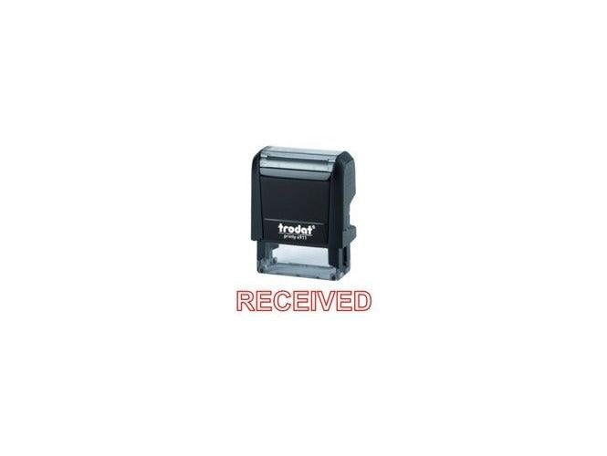 Trodat Printy 4911 Stamp "RECEIVED" - Red