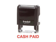 Trodat Printy 4911 Stamp "CASH PAID" - Red