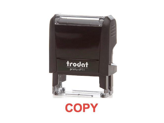 Trodat Printy 4911 Stamp "COPY" - Red