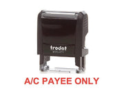 Trodat Printy 4911 Stamp "A-C PAYEE ONLY" - Red
