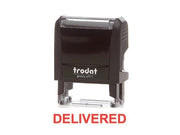 Trodat Printy 4911 Stamp "DELIVERED" - Red