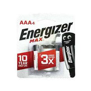 Energizer battery max alkaline AAA BP4