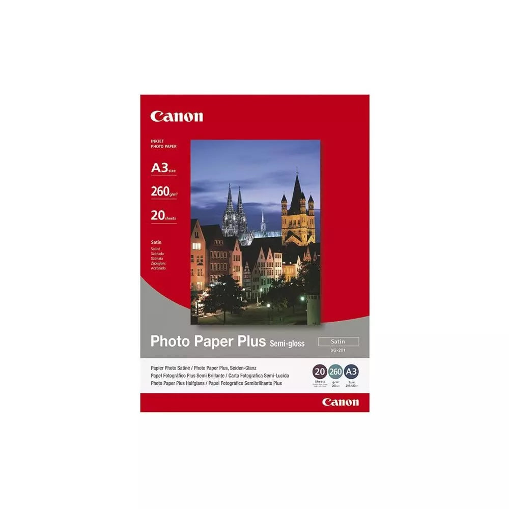 Canon SG-201 Semi-Gloss Photo Paper A3 - 20 Sheets