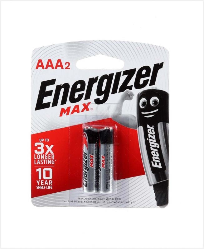 Energizer battery max alkaline AAA BP2