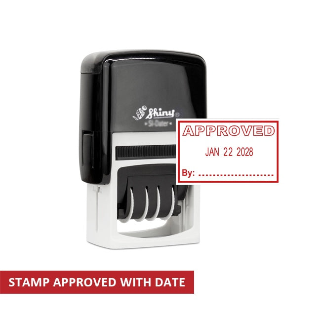 Approved with date stamp shiny