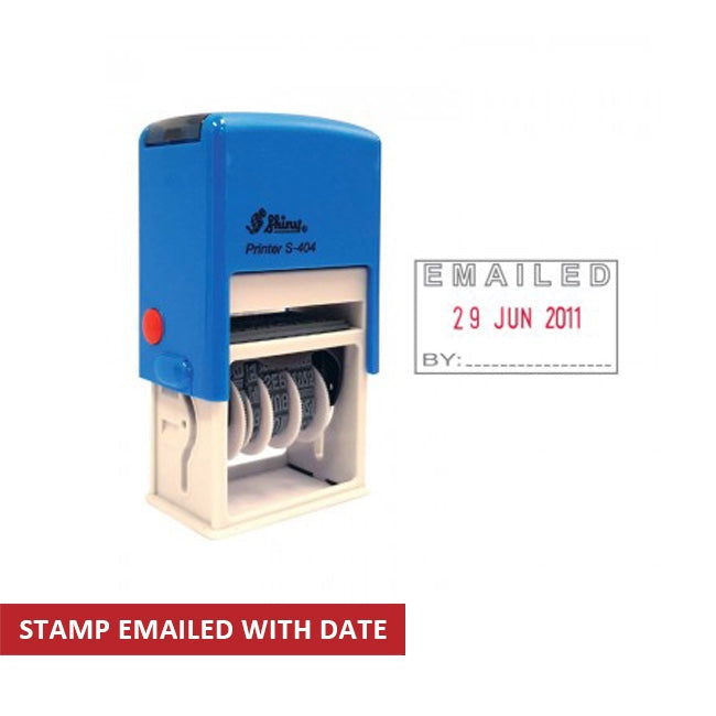 Emailed with date stamp shiny