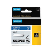 Dymo Rhino 18444 Label Printer Tape 12mmx5.5m Black on White