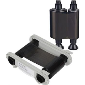 Evolis RCT023NAA Black Monochrome Ribbon, 2,000 Prints, Solid Color Only, No Shades or Shadows, Compatible Printers - Primacy/Genius, Black Color | RCT023NAA