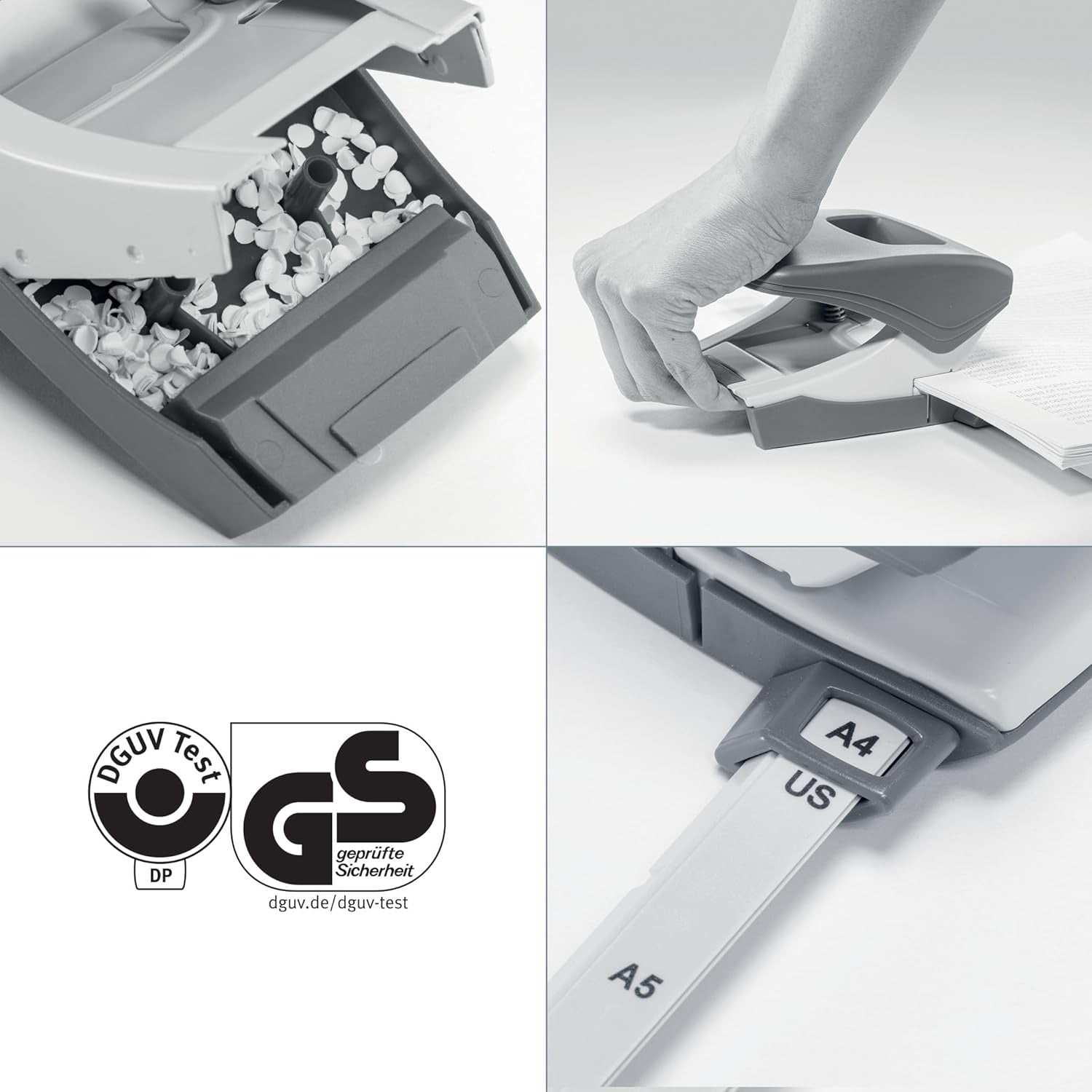 Leitz Perforator Medium Duty  Paper Punch 5008