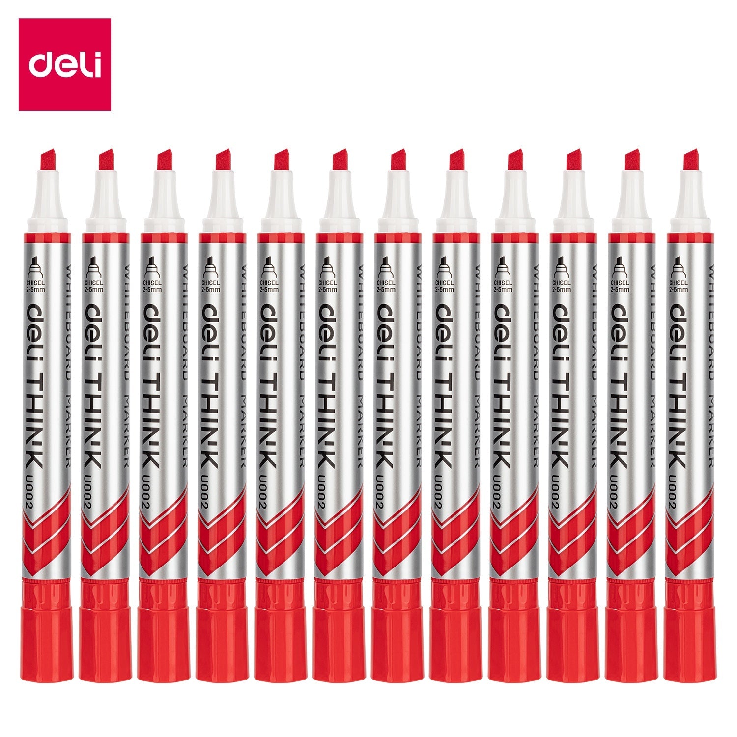 Think Whiteboard Marker RED Deli-EU00240