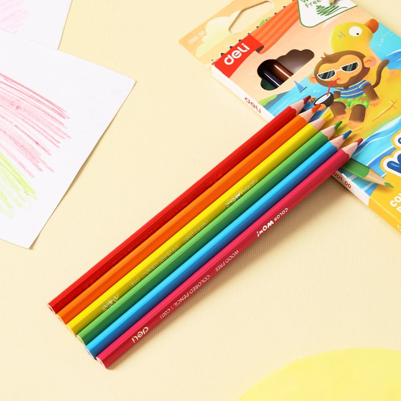 DELI 24 COLOR PENCIL -COLOR RUN