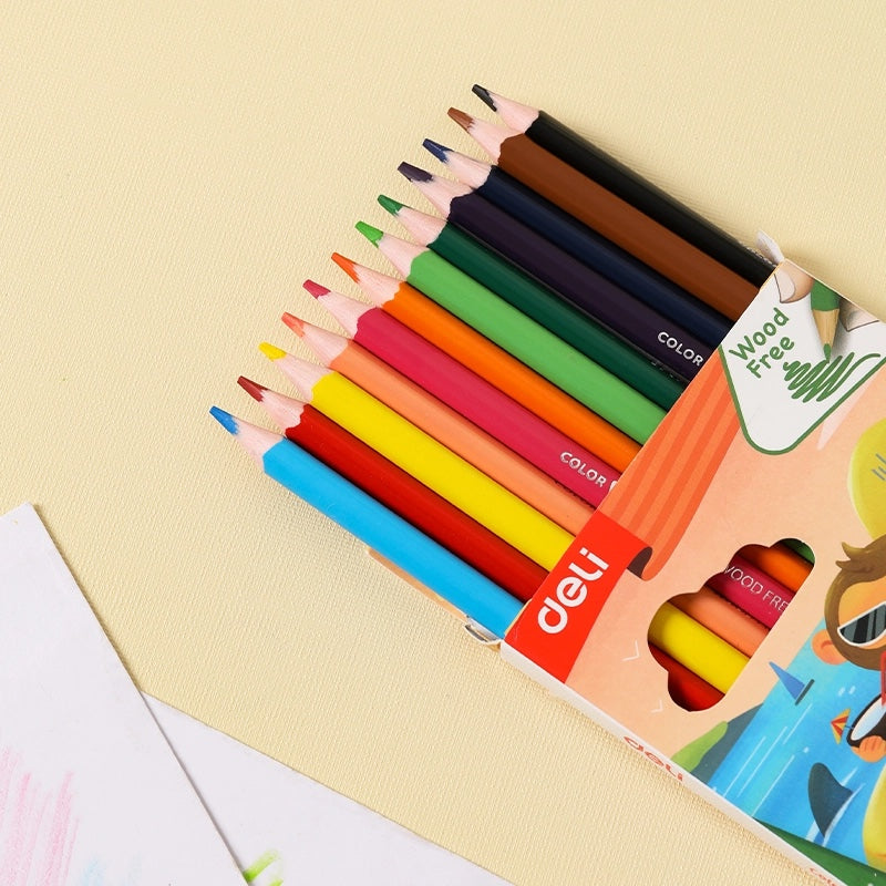DELI 24 COLOR PENCIL -COLOR RUN