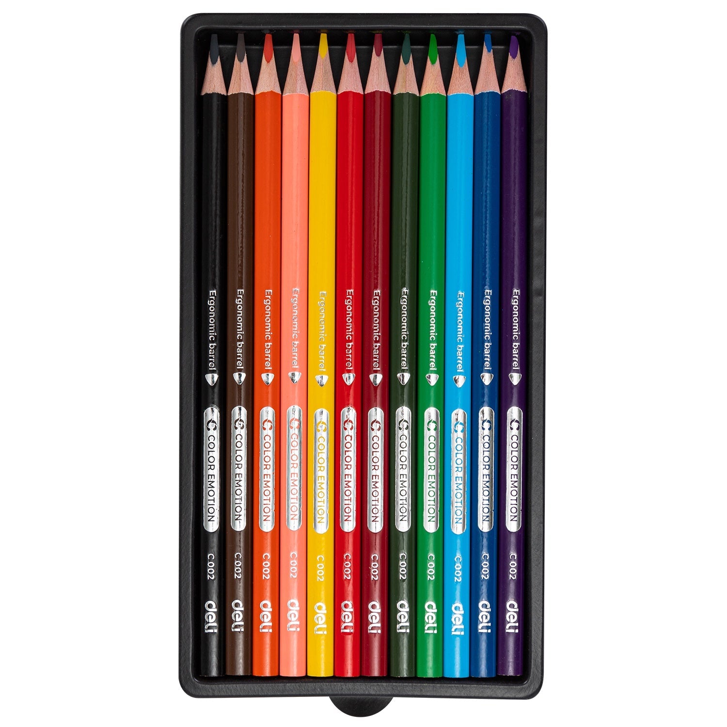 DELI 12 COLOR PENCIL -COLOR EMOTION