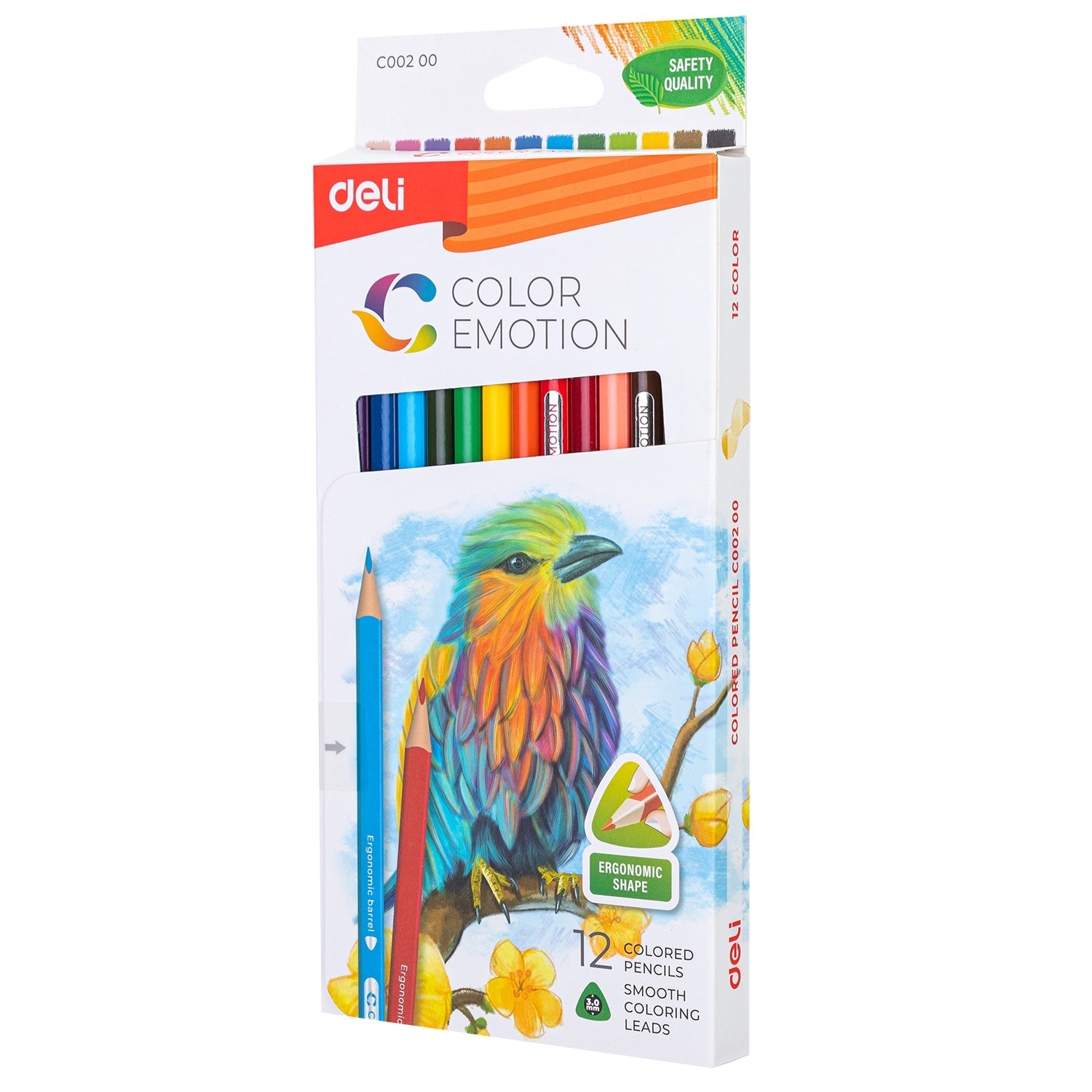 DELI 12 COLOR PENCIL -COLOR EMOTION