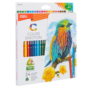 DELI 24 COLOR PENCIL -COLOR EMOTION