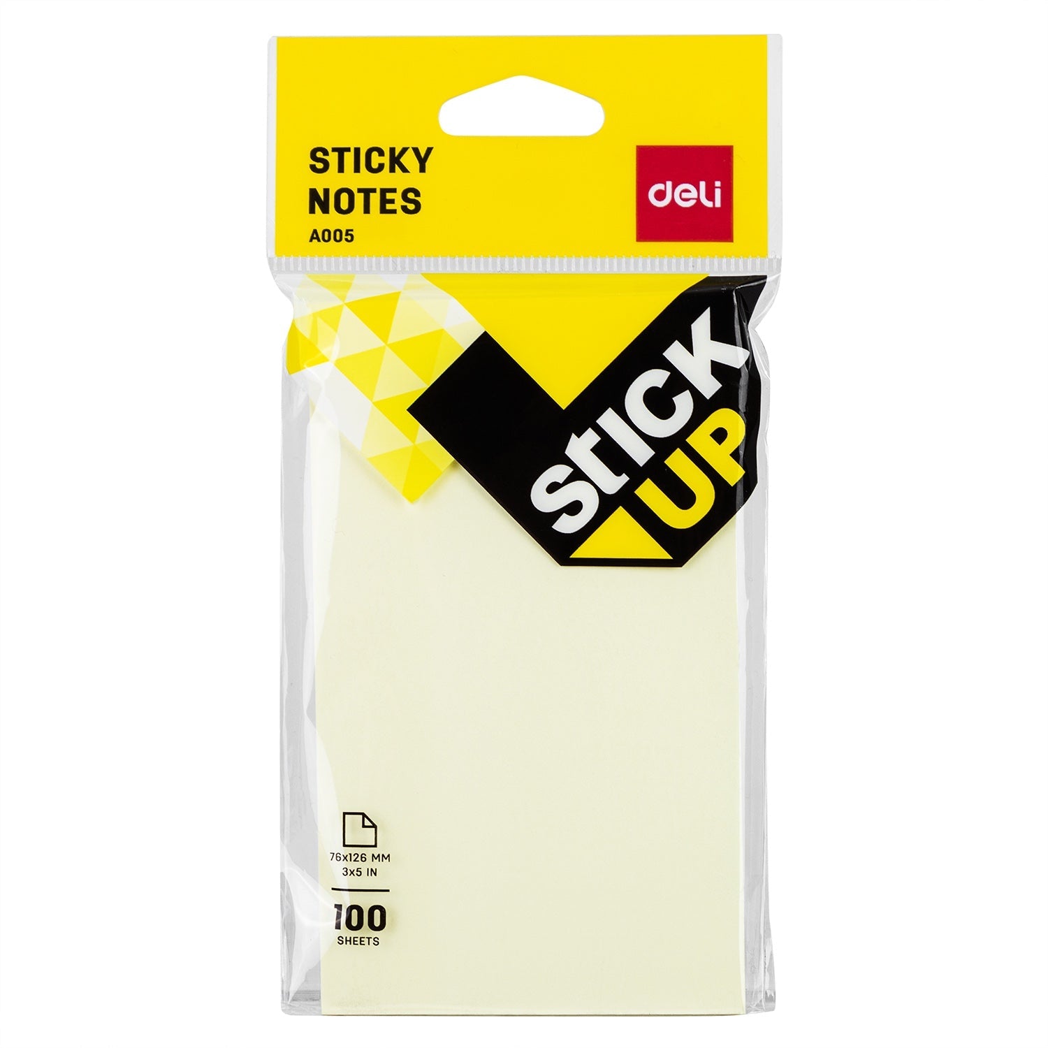 DELI STICK NOTE 3*5 YELLOW
