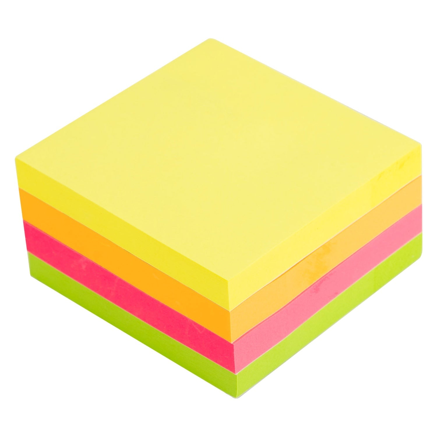 DELI MEMO CUBE 3X3 NEON COLOR 400SHT