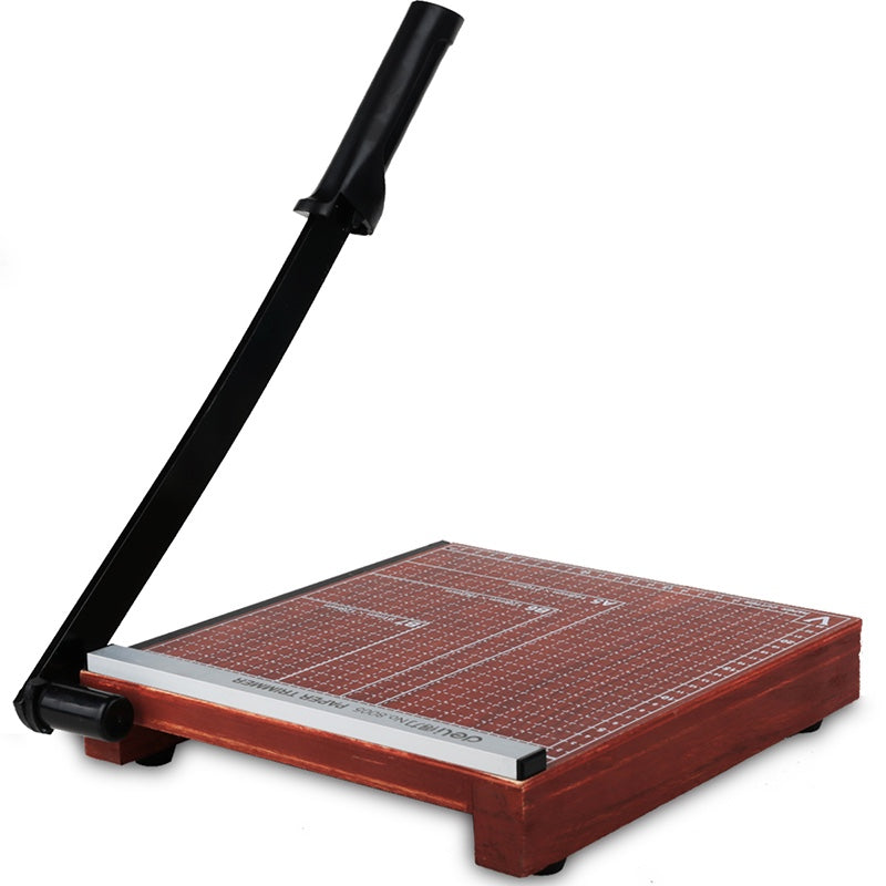 DELI WOODEN PAPER TRIMMER 10*10" CAP.12SHEET
