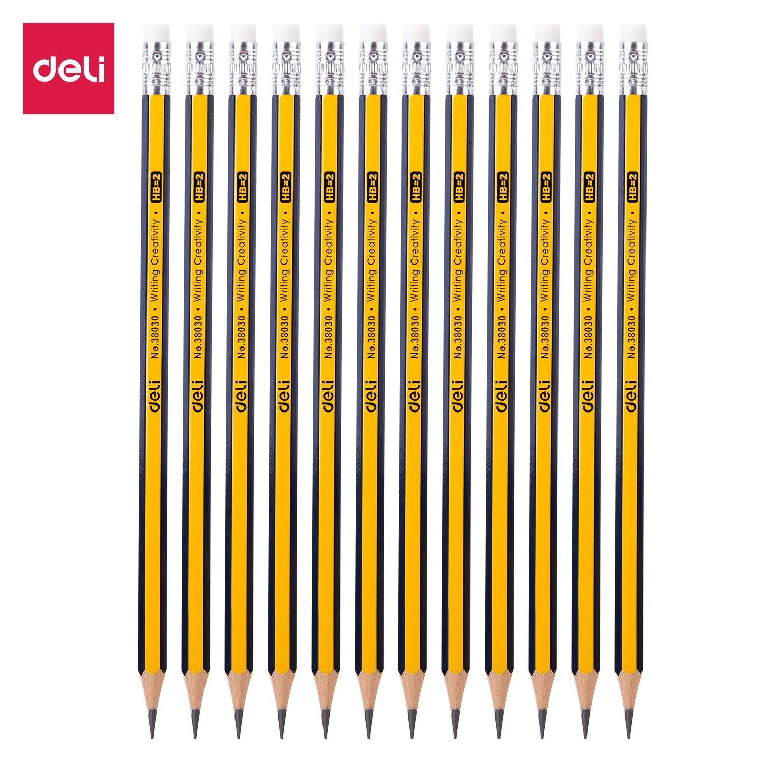 DELI HB PENCIL 12'PKT