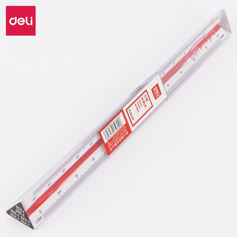 DELI SCRISECT ARRIS RULER 30CM