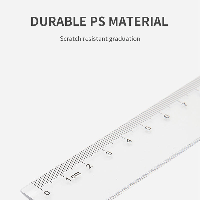 Deli Transparent Ruler 60cm