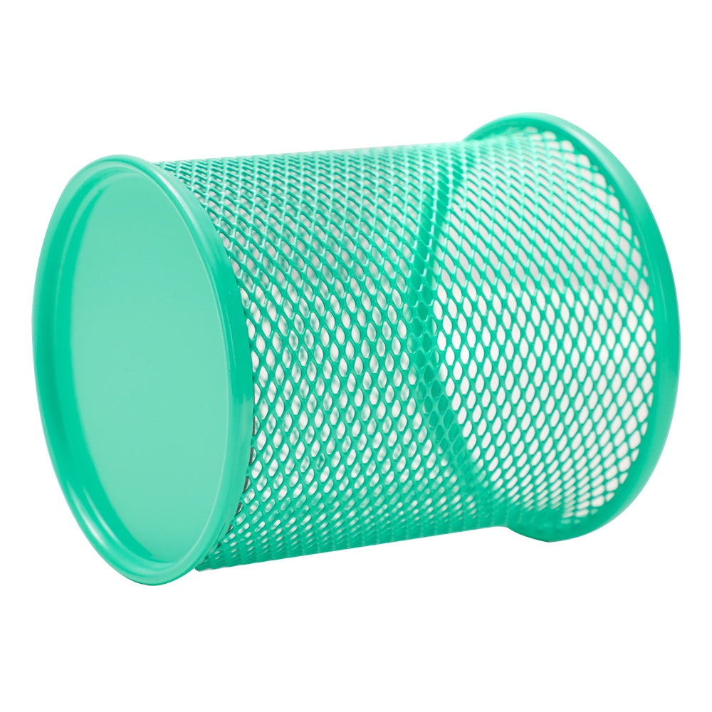 DELI MESH PEN STAND ASSORTED COLORED
