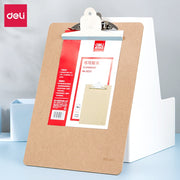 DELI WOOD CLIP BOARD A4