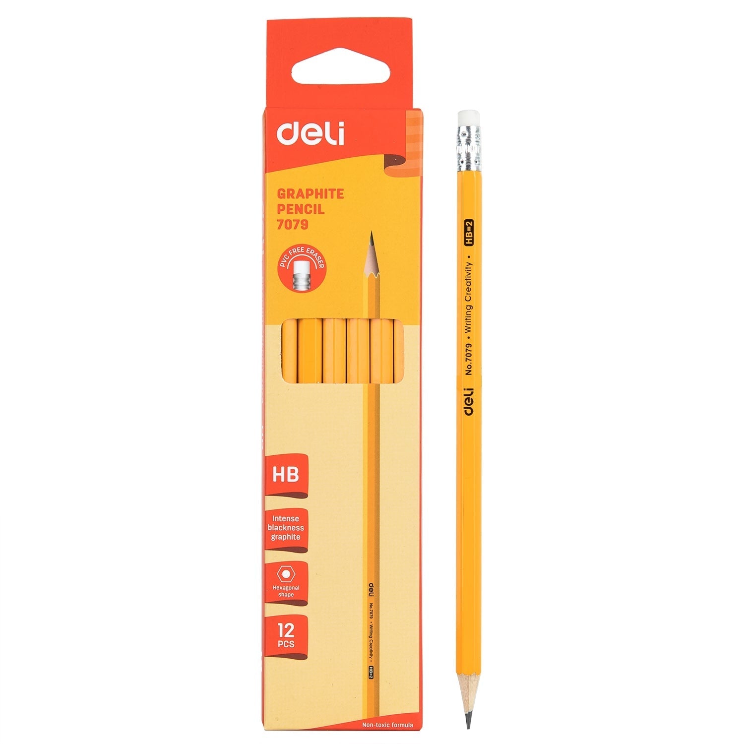 DELI HB PENCIL 12'PKT
