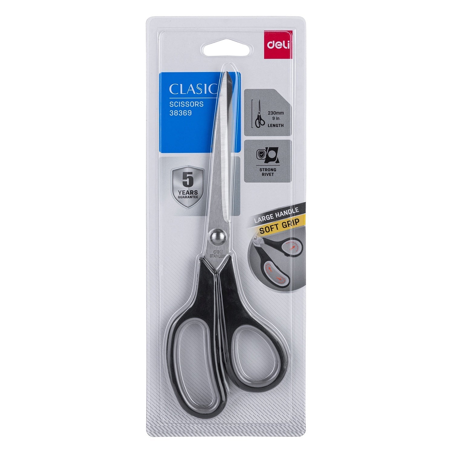 DELI OFFICE SCISSOR 9"