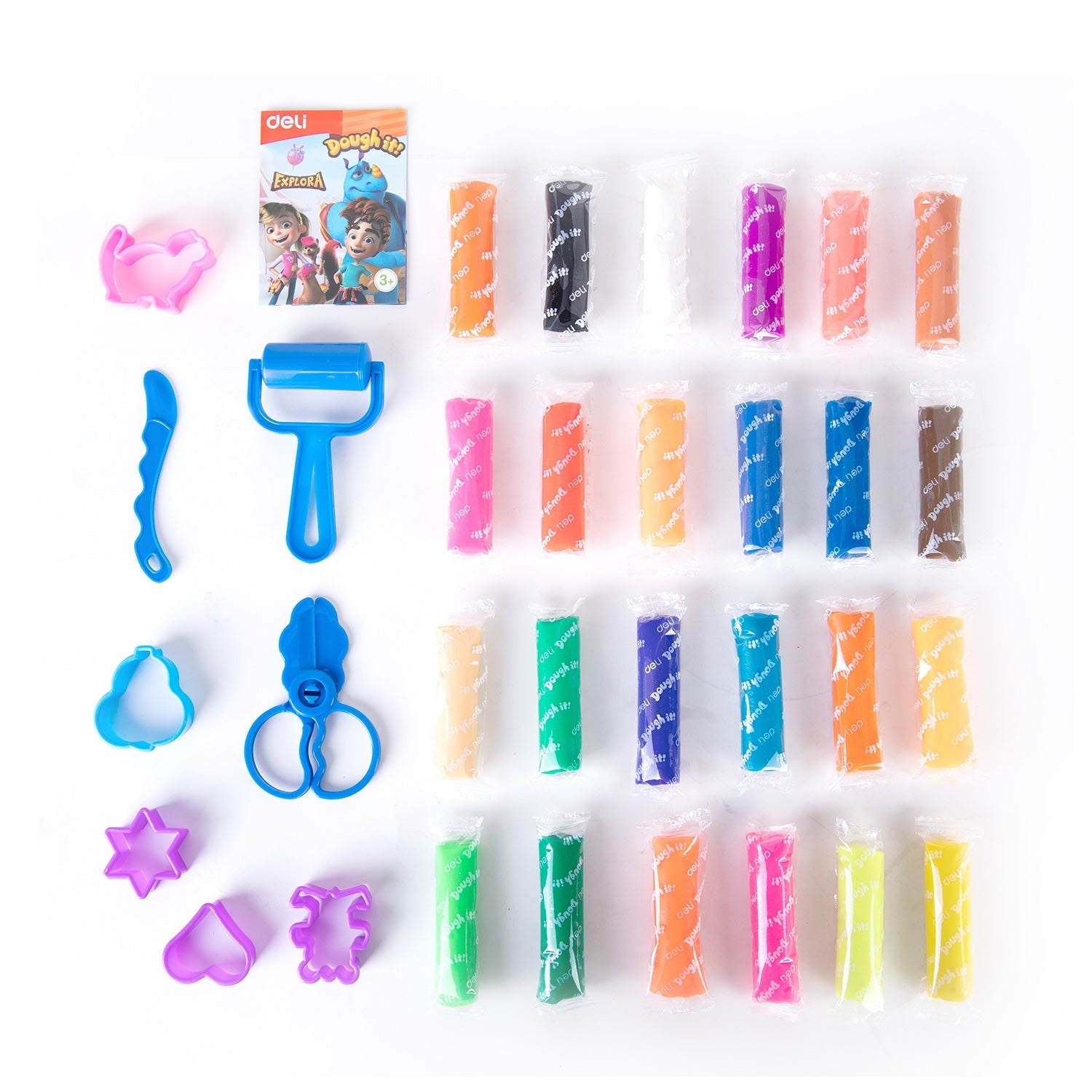 DELI PLAY DOUGH 24 COLOR