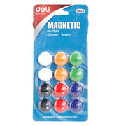 DELI WHITEBOARD MAGNET 20MM 12'S IN BLISTER