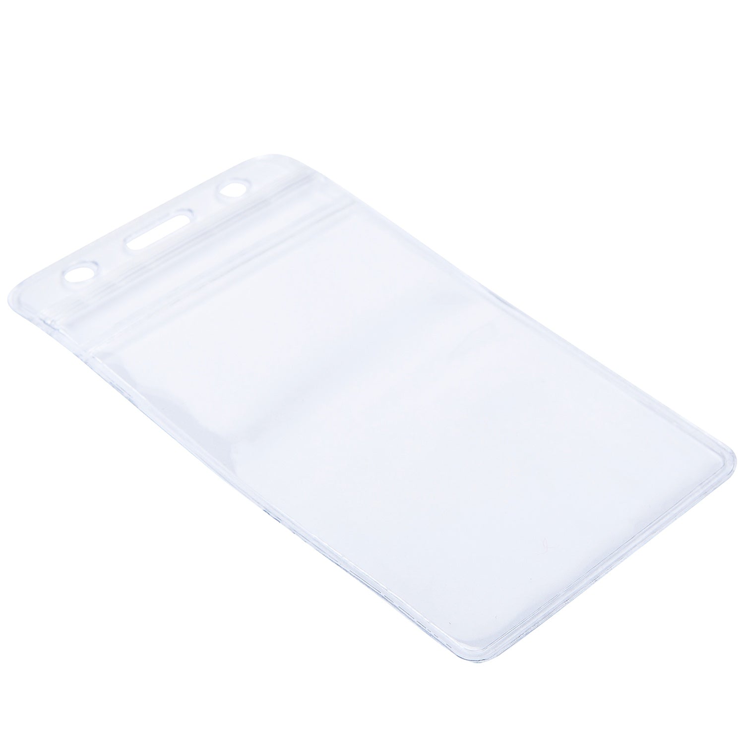 DELI WATER PROOF NAME BADGE TRANSPARENT VERTICAL 56*91MM